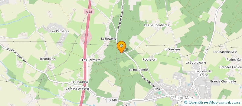 localisation de l'entreprise L.E.G AMENAGEMENTS  SAINT-MARS-D'OUTILLE