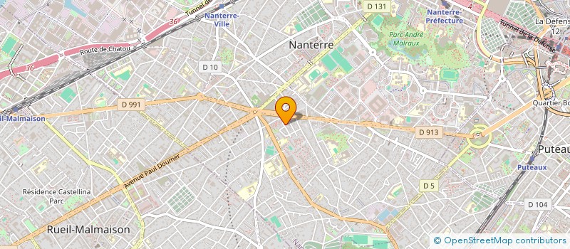 localisation de l'entreprise L.E.I.  NANTERRE