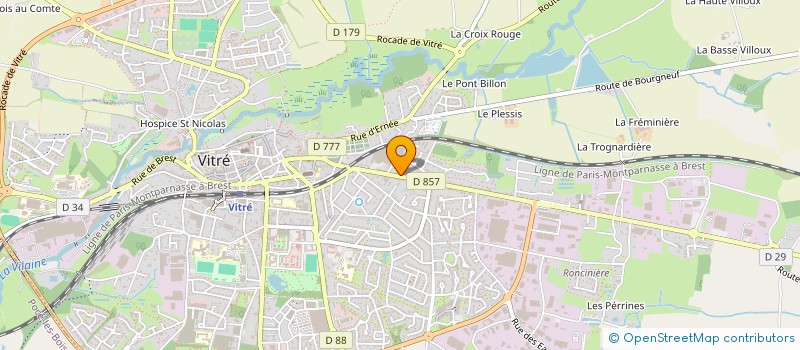 localisation de l'entreprise L.E.L SOLUTIONS  VITRE