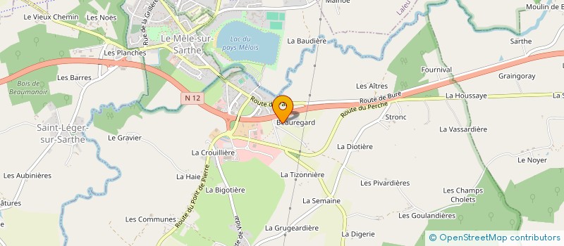 localisation de l'entreprise L E M à SAINT-JULIEN-SUR-SARTHE