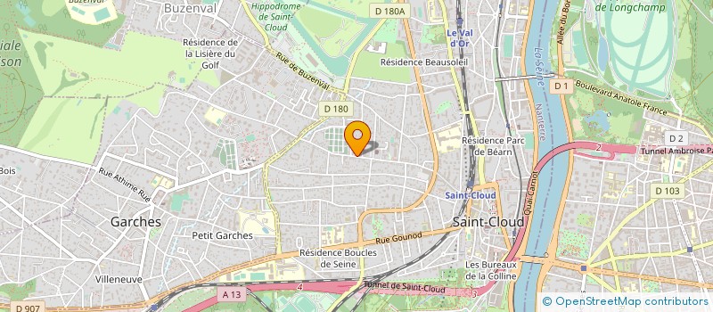 localisation de l'entreprise L.E.M.A à SAINT-CLOUD