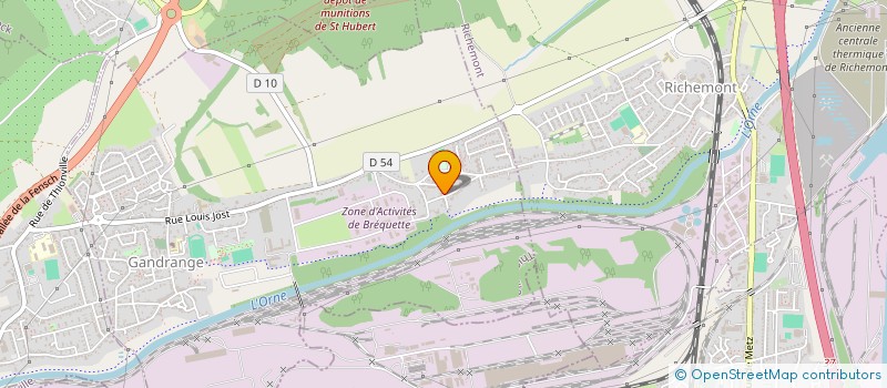 localisation de l'entreprise L.E.M. LOCATIONS  GANDRANGE