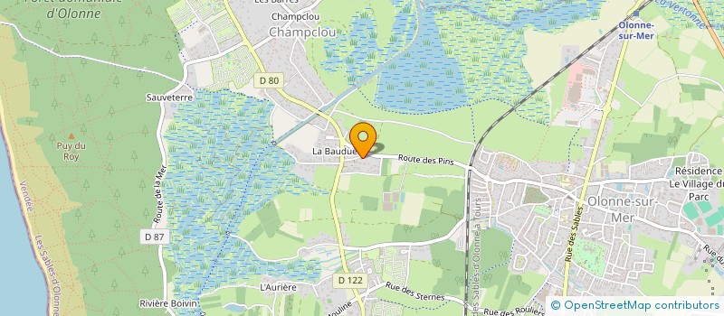 localisation de l'entreprise L.E.M RENOV à LES SABLES D'OLONNE