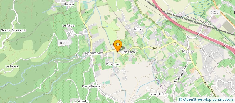 localisation de l'entreprise L.E. MAITRE D'OEUVRE à APREMONT