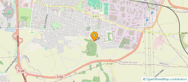 localisation de l'entreprise L.E MENUISIER à MEYZIEU