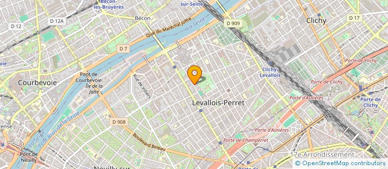localisation de l'entreprise L.E.N. INVEST à LEVALLOIS-PERRET