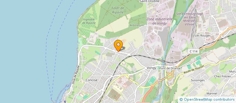 localisation de l'entreprise L&E NETTOYAGE DETAILING AUTO à THONON-LES-BAINS