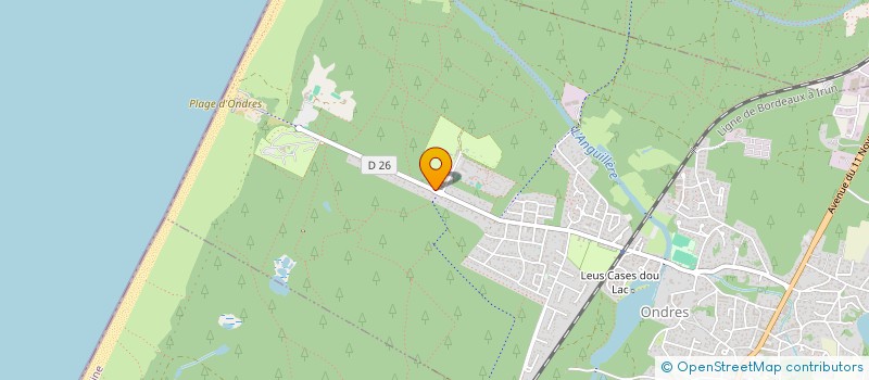 localisation de l'entreprise L.E.O LOISIRS EDUCATIFS ONDRES  ONDRES