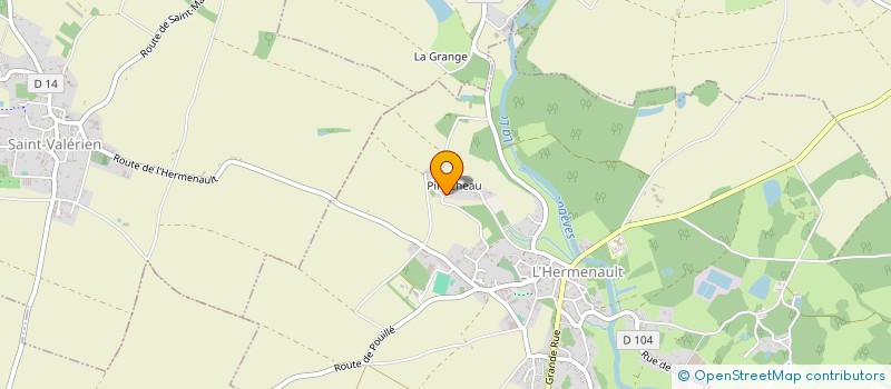 localisation de l'entreprise L.E.P.  SAINT-MARTIN-DES-FONTAINES