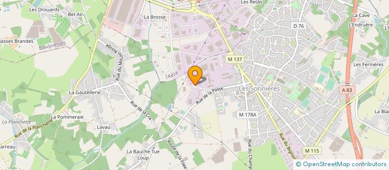 localisation de l'entreprise L.E.P.I. - LIBRE ENERGIE POSE & INSTALLATION à LES SORINIERES