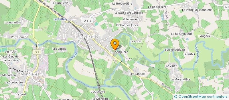 localisation de l'entreprise L.E.P LES ECORCHES PRODUCTIONS  LE PALLET