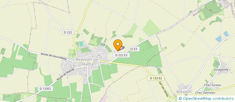 localisation de l'entreprise L.E.R  BEAUVAIS SUR MATHA