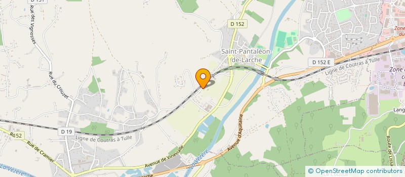 localisation de l'entreprise L.E.R.M.  SAINT-PANTALEON-DE-LARCHE