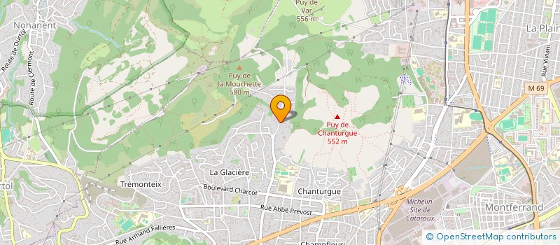 localisation de l'entreprise L.E.S IMMOBILIER  CLERMONT-FERRAND