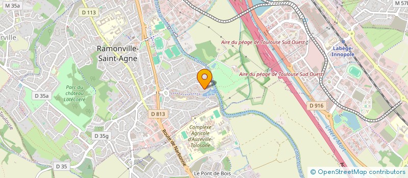 localisation de l'entreprise L&E SOLUTIONS ADMIN  RAMONVILLE-SAINT-AGNE