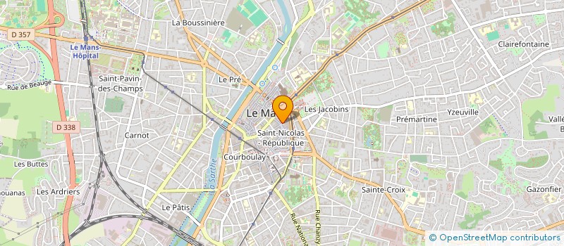 localisation de l'entreprise L.E.T à LE MANS