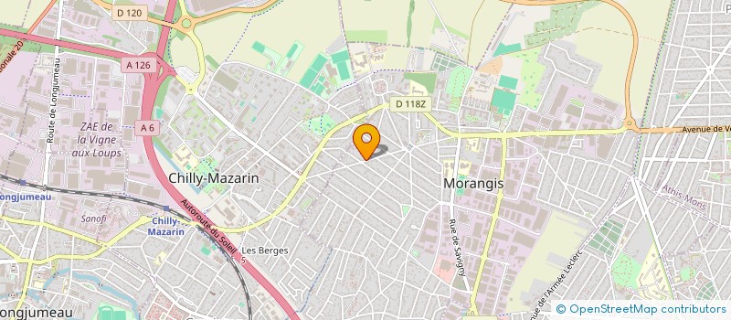 localisation de l'entreprise L.E.V à MORANGIS