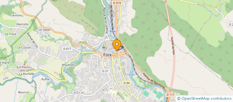 localisation de l'entreprise L.EA.G. à FOIX