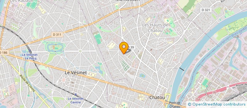 localisation de l'entreprise L'EAGLE  CHATOU