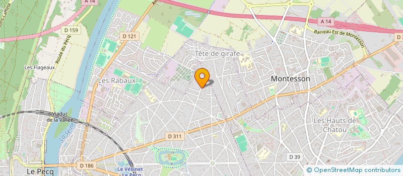 localisation de l'entreprise L'EARS à LE VESINET