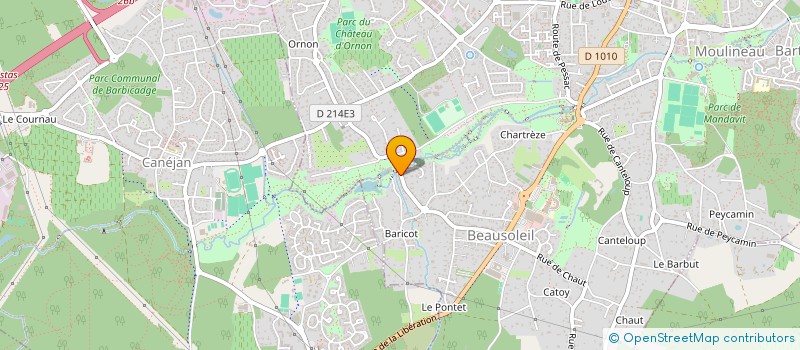 localisation de l'entreprise L EAU BOURDE à GRADIGNAN