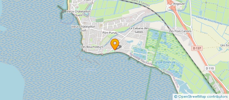 localisation de l'entreprise L'EAU CLAIRE à CHATELAILLON-PLAGE