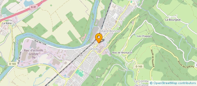 localisation de l'entreprise L'EAU D'AS  VILLARD-BONNOT