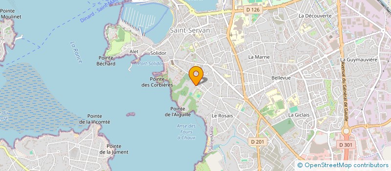 localisation de l'entreprise L EAU DE LA  SAINT-MALO