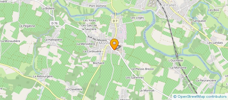 localisation de l'entreprise L EAU DE MER  MONNIERES