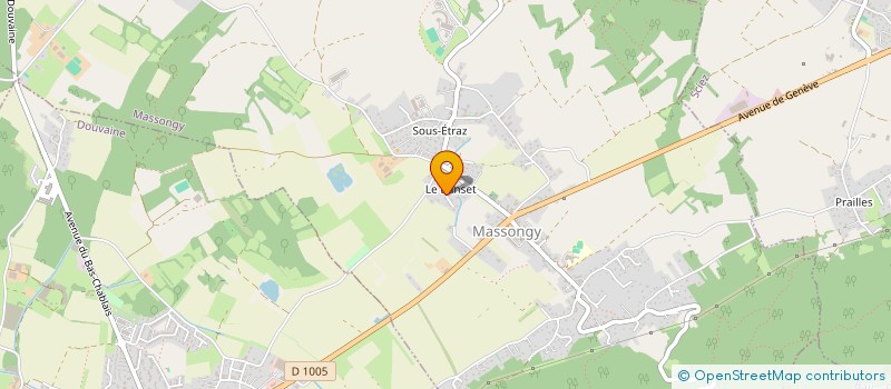 localisation de l'entreprise L'EAU DELA à MASSONGY
