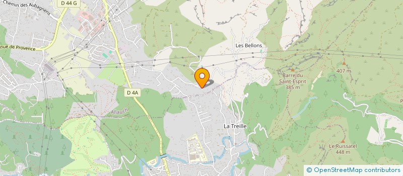 localisation de l'entreprise L'EAU DES COLLINES  ALLAUCH