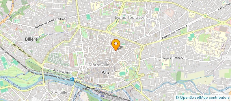 localisation de l'entreprise L'EAU-L'AIR-LA TERRE à PAU