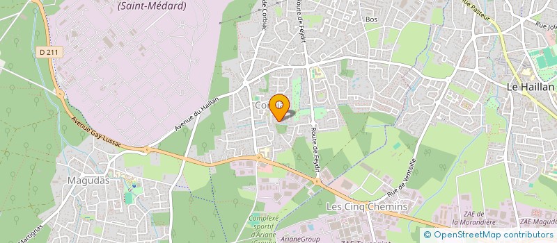 localisation de l'entreprise L'EAU LA  SAINT-MEDARD-EN-JALLES