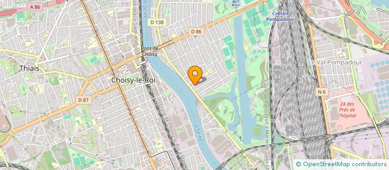 localisation de l'entreprise L'EAU MAILLET à CHOISY-LE-ROI