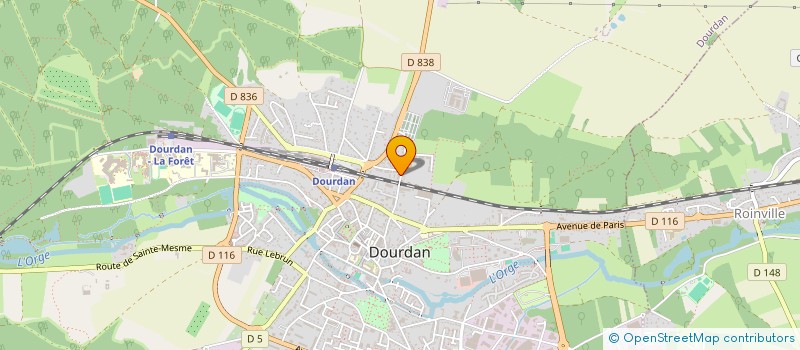 localisation de l'entreprise L'EAU POUR LA VIE  DOURDAN
