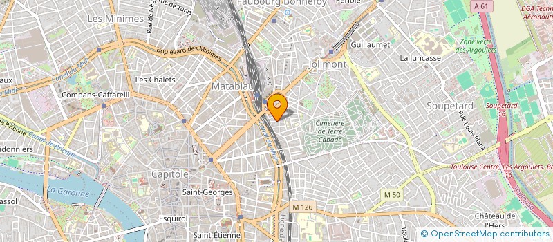localisation de l'entreprise L'EAU QUI COURT à TOULOUSE