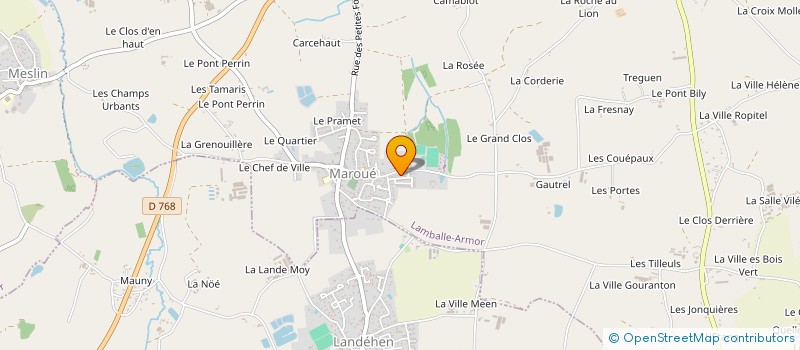 localisation de l'entreprise L'EAU QUI DORT à LAMBALLE-ARMOR