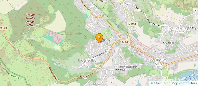 localisation de l'entreprise L'EAU RAISONNEE  ROZERIEULLES