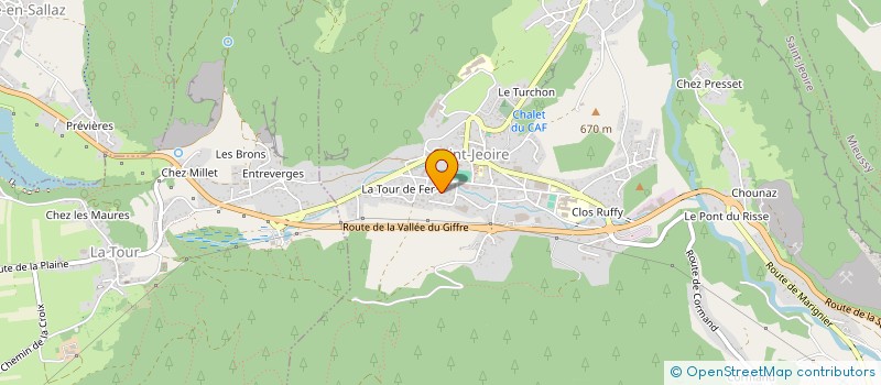 localisation de l'entreprise L'EAU RURALE à SAINT-JEOIRE