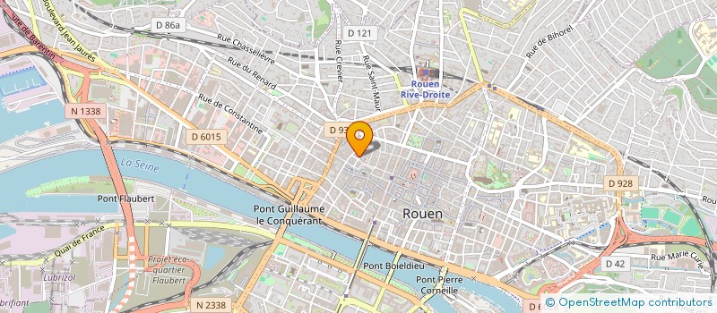 localisation de l'entreprise L EAU VIVE à ROUEN