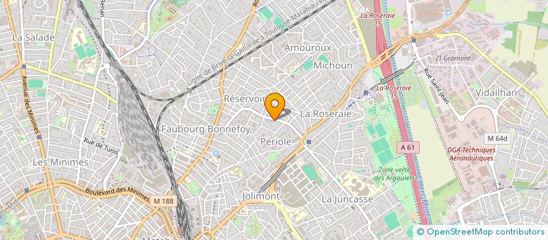 localisation de l'entreprise L EAU VIVE à TOULOUSE