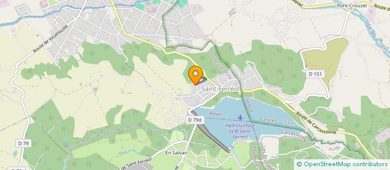 localisation de l'entreprise L'EBEN  REVEL