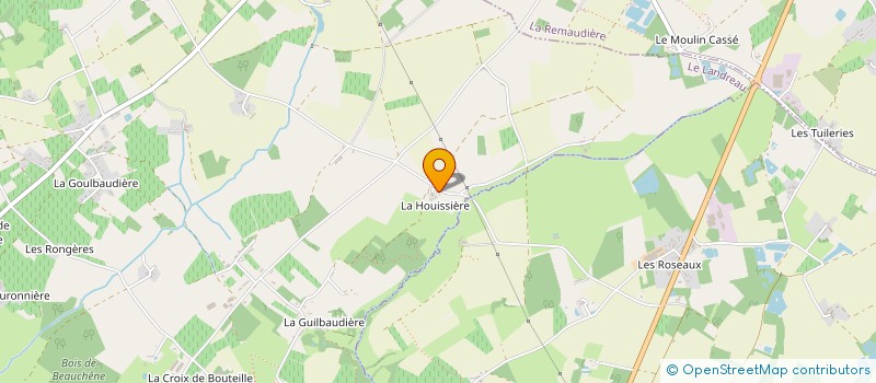 localisation de l'entreprise L'EBENE  LE LANDREAU