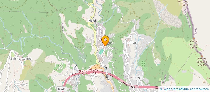 localisation de l'entreprise L'EBENISTE à CASTELLAR