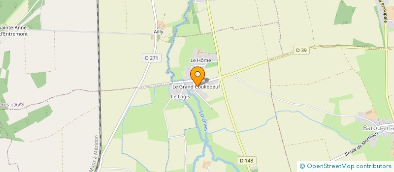 localisation de l'entreprise L'EBENISTERIE RADIO INDUSTRIELLE à MORTEAUX-COULIBOEUF