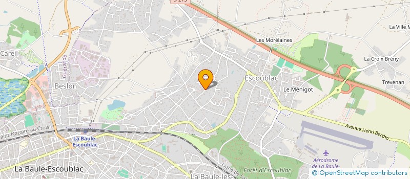 localisation de l'entreprise L'EBONITE à LA BAULE-ESCOUBLAC