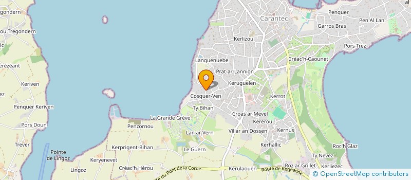 localisation de l'entreprise L'ECAIL à CARANTEC