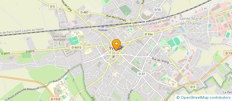 localisation de l'entreprise L ECAILLE D OR à YVETOT
