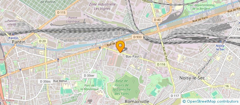 localisation de l'entreprise L'ECAILLER à ROMAINVILLE
