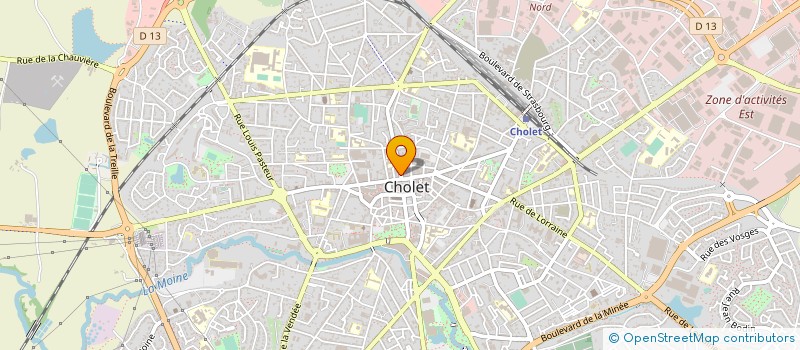 localisation de l'entreprise L'ECAILLER à CHOLET